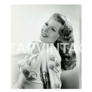Vintage 1946 Film Noir Femme Fatale Rita Hayworth In Gilda Movie Photo #2703